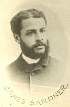 Archival image of James Garder, ACPHS' first Black pharmacy graduate
