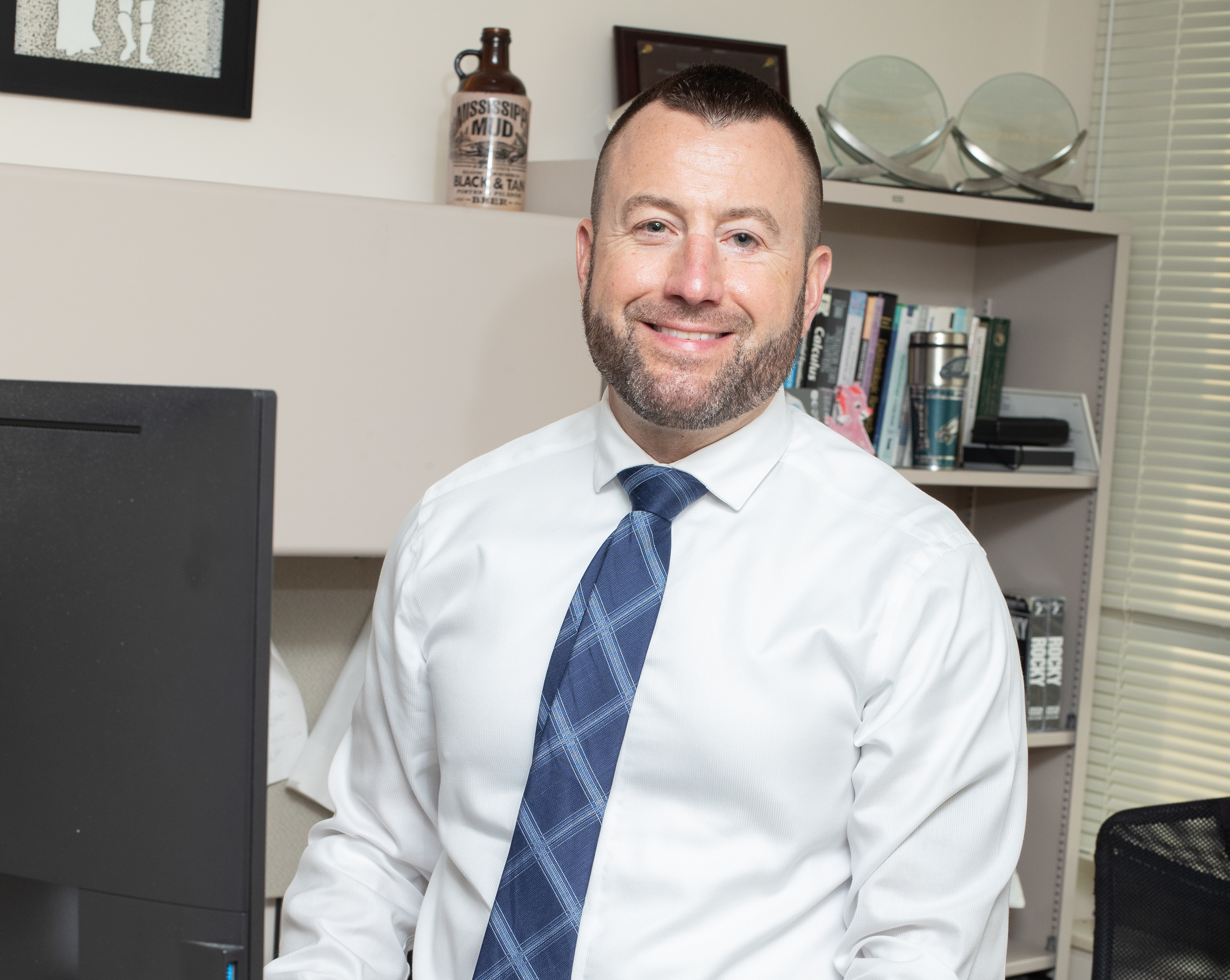 Dr. Thomas P. Lodise in his office