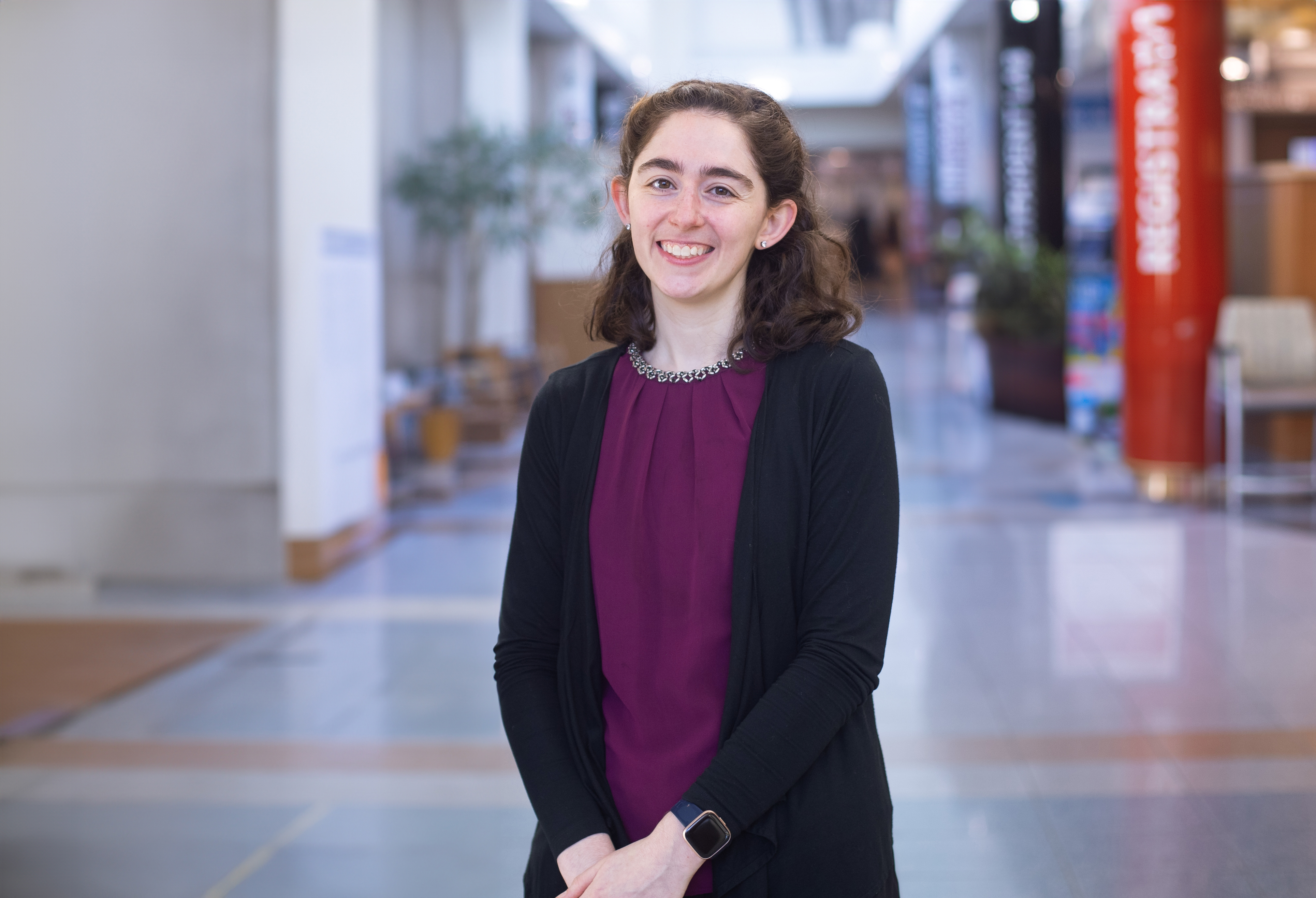 Christina Lombardi '17 at St. Peter's Hospital in Albany