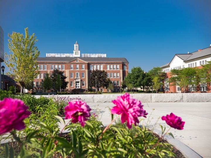 ACPHS campus during spring